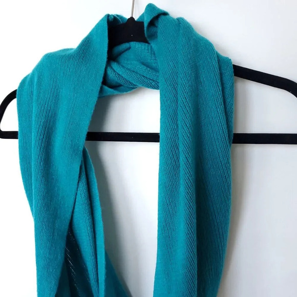 ECHO Infinity Knit Scarf Blue Shawl Circle Loop Cowl Neck Warmer Acrylique - Picture 3 of 6